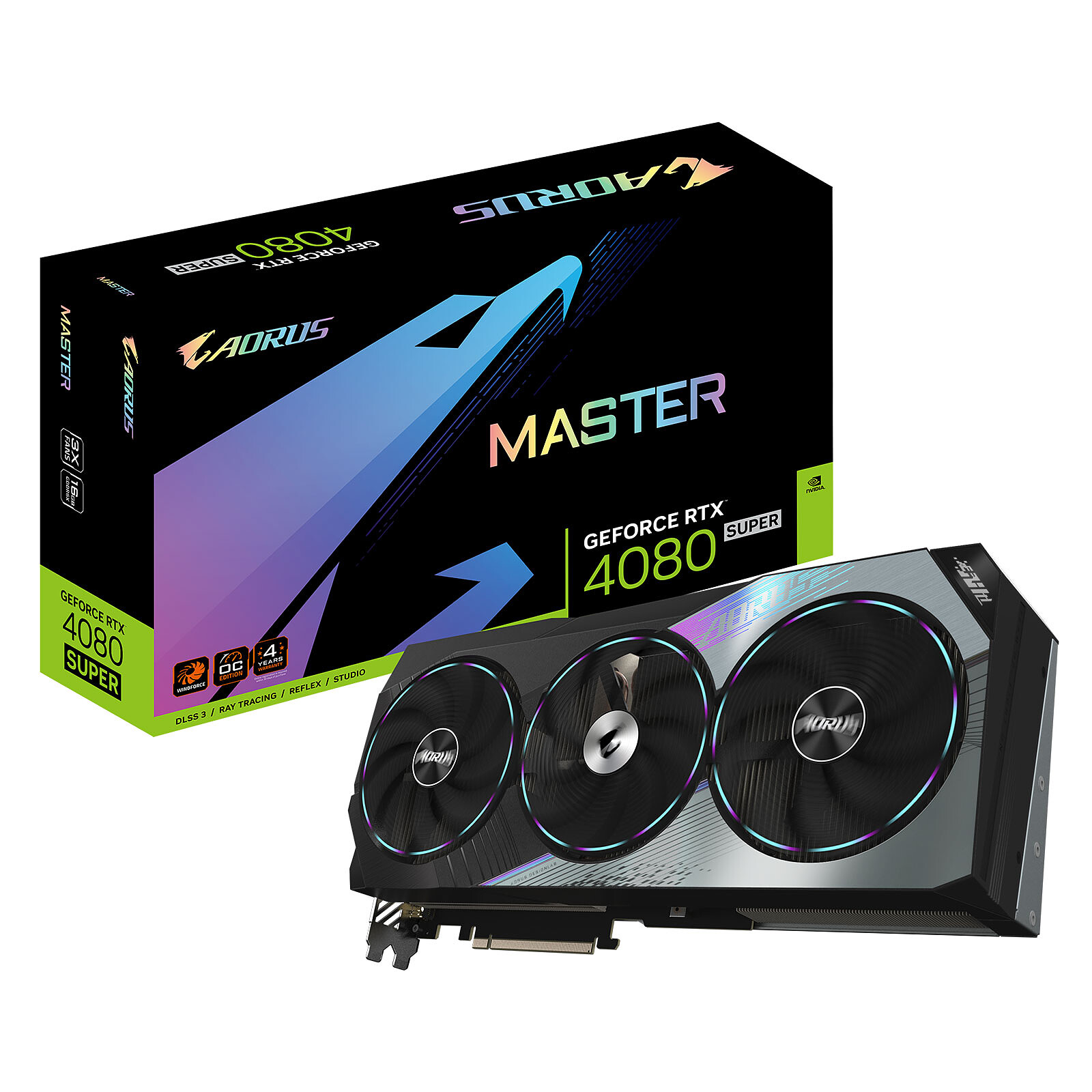 GPU RTX 4080 SUPER 16GB OC GIGABYTE AORUS MASTER